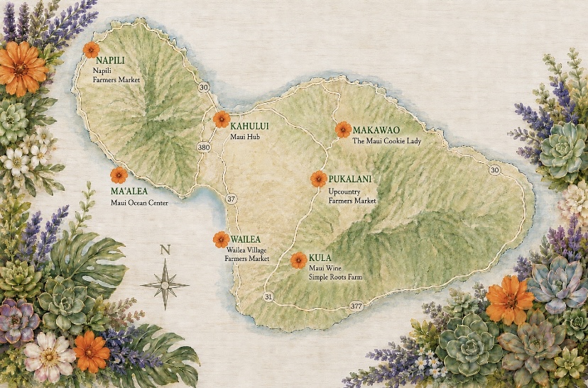 retail partner locations on Maui